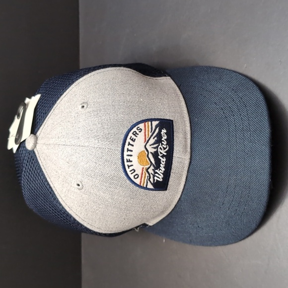 NWT,Wind River Outfitters Men's Blue/Gray Mesh, Snapback Trucker Hat,O/S. - Picture 2 of 9